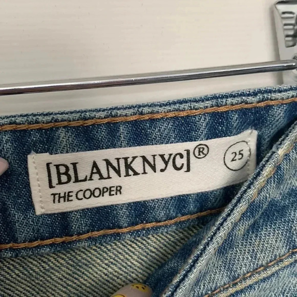 Blank NYC The Cooper Distressed Straight Jeans - Picture 6 of 8